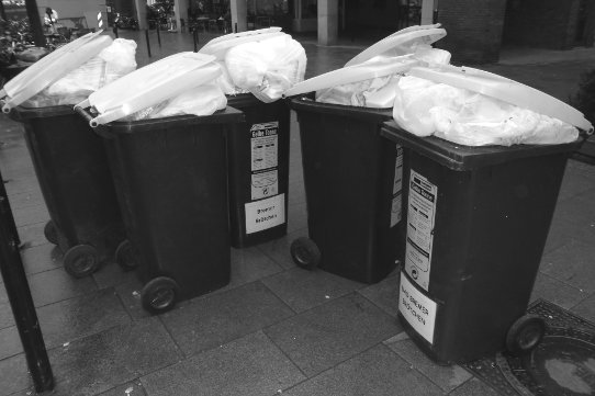 Abfall in Bremen-Mitte